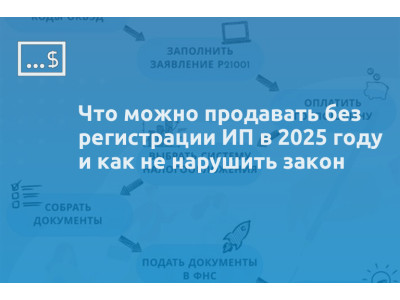 Что можно продавать без регистрации ИП в 2025 году и как не нарушить закон