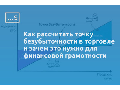 Как рассчитать точку безубыточности в торговле и зачем это нужно для финансовой грамотности