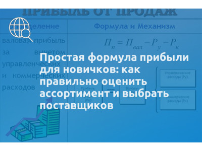 Простая формула прибыли для новичков: как правильно оценить ассортимент и выбрать поставщиков